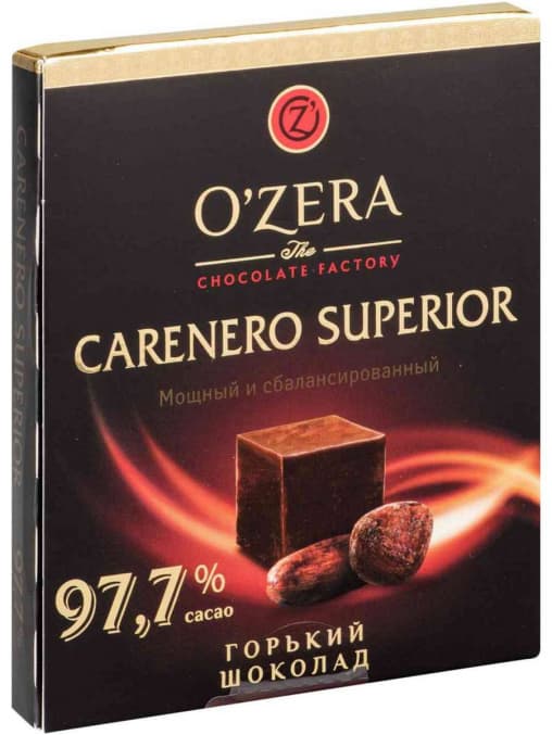 Шоколад горький Carenero Superior 97.7% 90 г