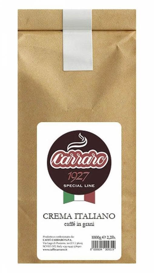 Кофе зерновой Carraro Crema Italiano 1000 гр