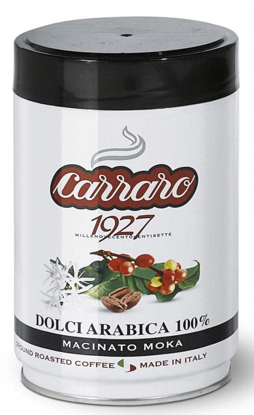 Кофе молотый Carraro Dolci Arabica в банке 250 гр
