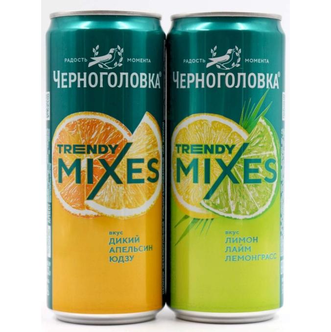 Черноголовка TRENDY MIXES лимон лайм лемонграсс 330 мл ж/б