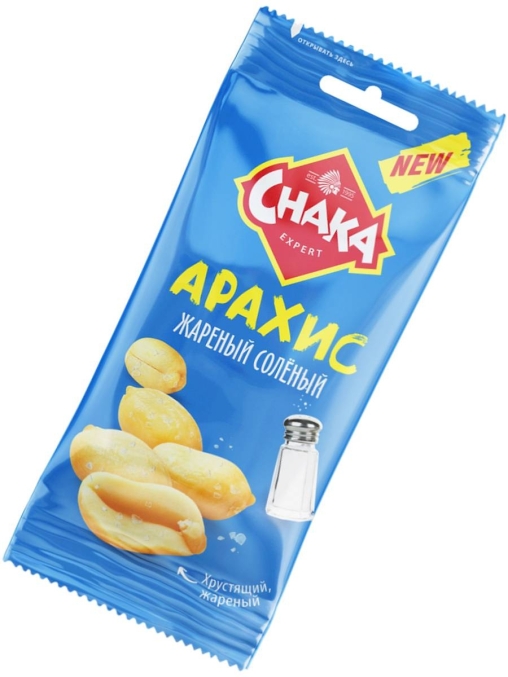 Арахис CHAKA жареный соленый 50 г Арахис CHAKA жареный соленый 50 г