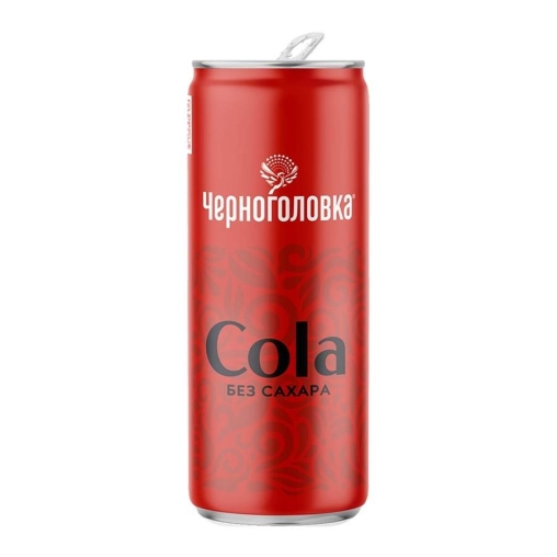 Черноголовка Cola Кола без сахара 330 мл ж/б Черноголовка Cola Кола без сахара 330 мл ж/б