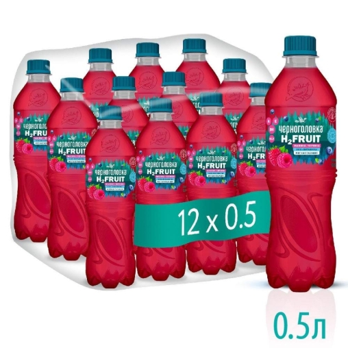 Черноголовка H2FRUIT Малина Черника 500 мл ПЭТ