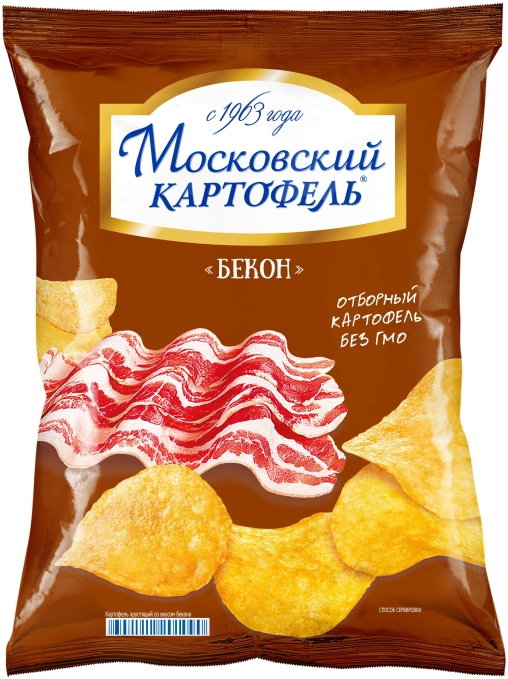 Чипсы Московский картофель Бекон 60 г