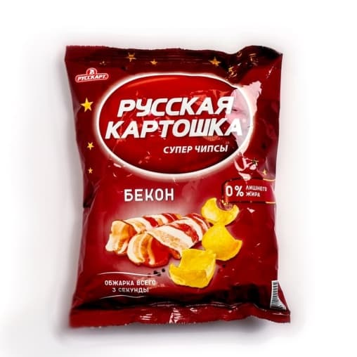 Чипсы Русская Картошка Бекон 50 г