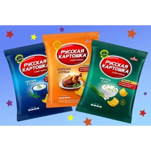 Чипсы Русская Картошка Ассорти 50 г