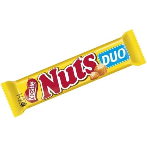 Шоколадный батончик Nuts Duo 66 г