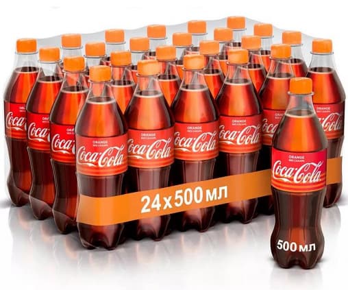 Coca-Cola Zero Orange 500 мл ПЭТ