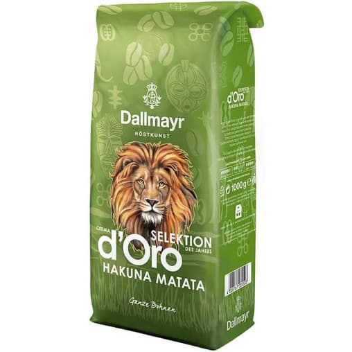 Кофе в зернах Dallmayr Crema d'Oro Hakuna Matata 1000 г