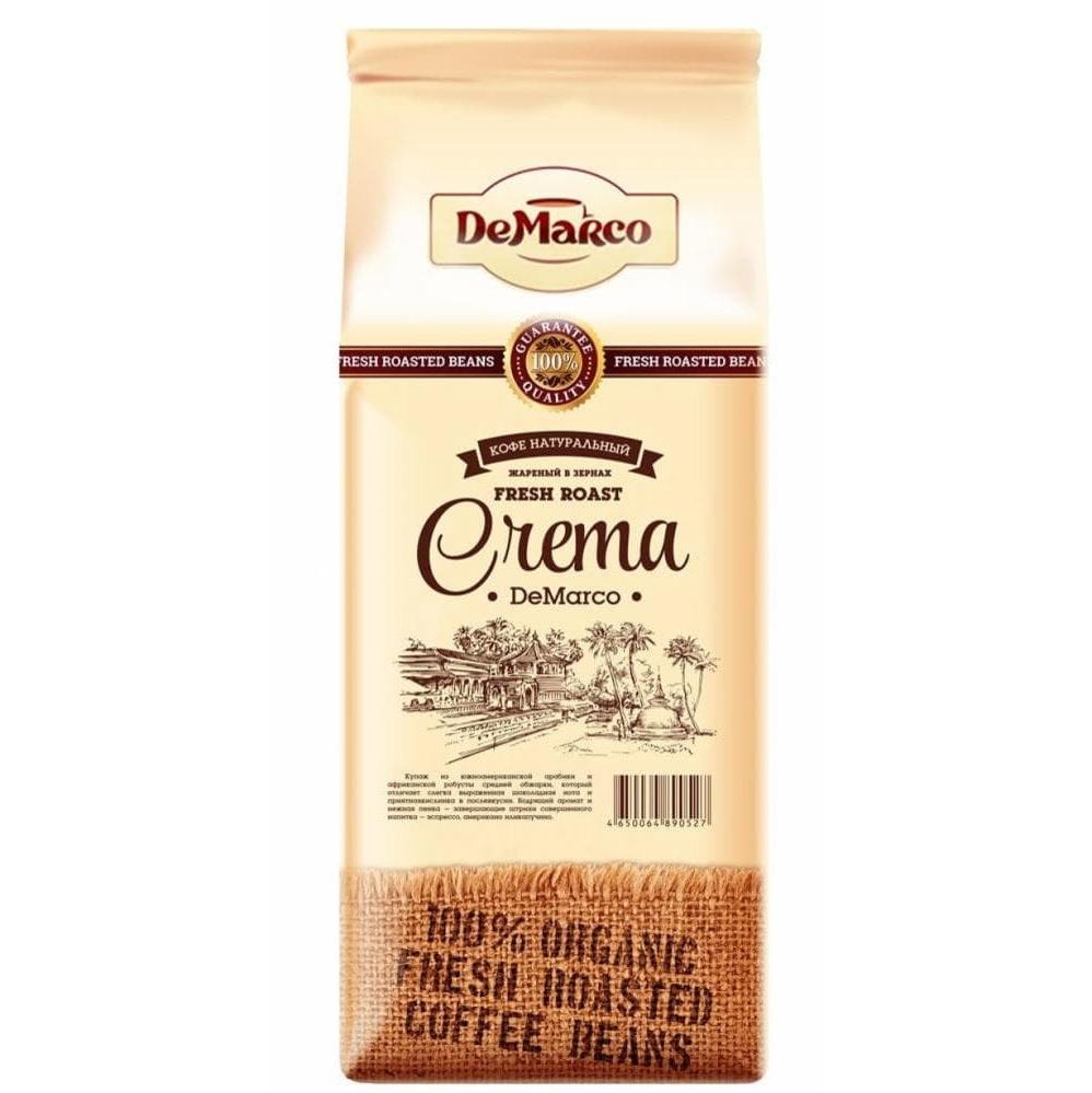 Кофе в зернах DeMarco Fresh Roast Crema 1000 г