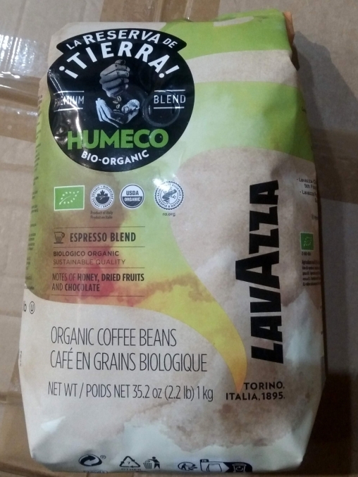 Кофе в зернах Lavazza ¡TIERRA! Bio Organic HUMECO 1000 г