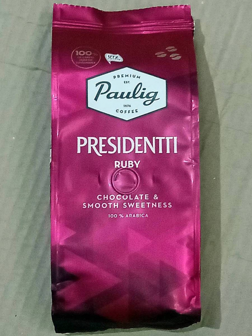 Кофе в зернах Paulig Presidentti Ruby 250 г