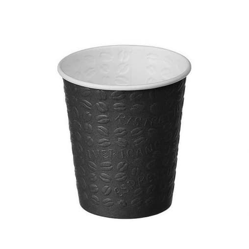 Стакан бумажный Coffee Touch конгрев черный d=80 250мл