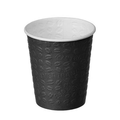 Стакан бумажный Coffee Touch конгрев Черный d=90 300мл