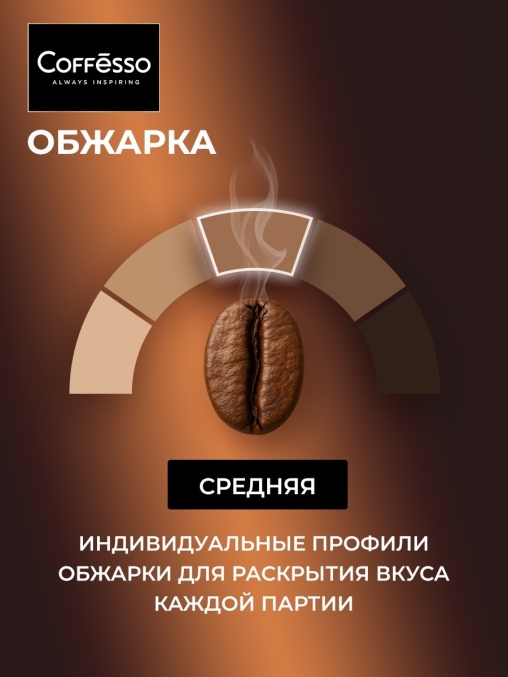Кофе в зернах Coffesso BRUNETTE 1000 г