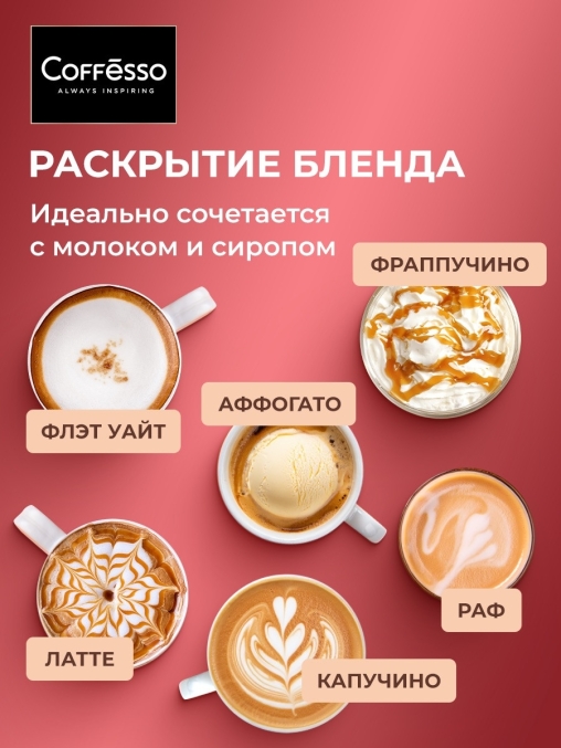 Кофе в зернах Coffesso Crema 1000 г