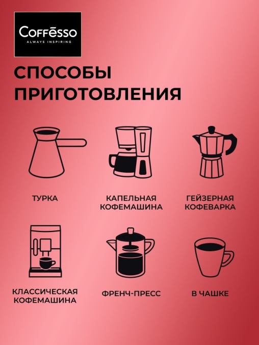 Кофе в зернах Coffesso Crema 1000 г