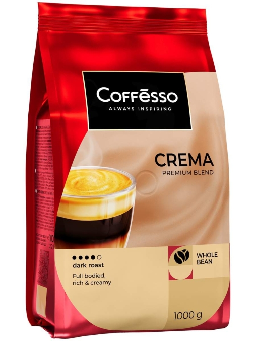 Кофе в зернах Coffesso Crema 1000 г