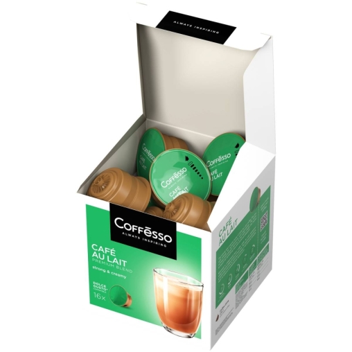 Coffesso кофе-капсулы Dolce Gusto CAFE AU LAIT Кофе с молоком растворимый 10 г