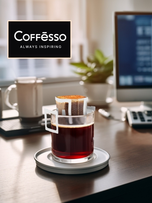 Кофе молотый Coffesso Crema Delicato 10 дрип пакетов по 9 г (90 г)