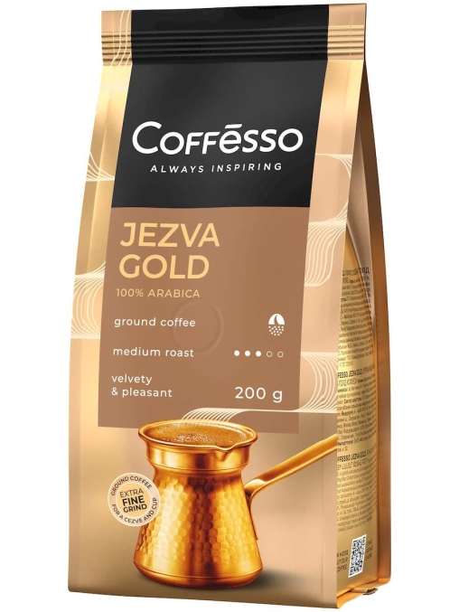 Кофе молотый Coffesso JEZVA Gold 200 г