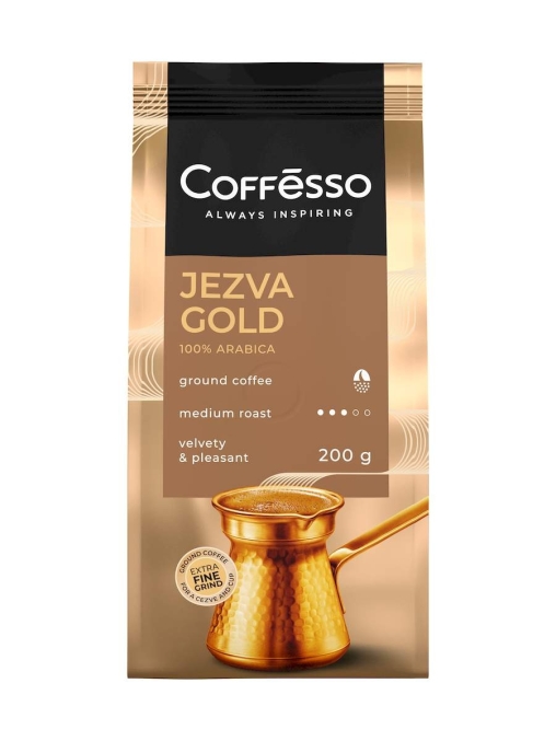 Кофе молотый Coffesso JEZVA Gold 200 г Кофе молотый Coffesso JEZVA Gold 200 г