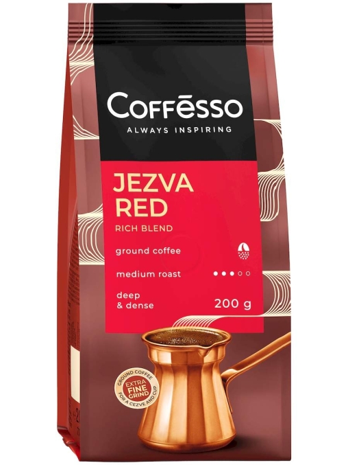 Кофе молотый Coffesso JEZVA Red 200 г