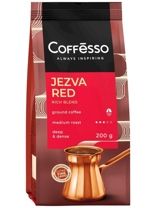 Кофе молотый Coffesso JEZVA Red 200 г