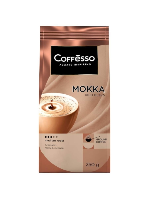 Кофе молотый Coffesso MOKKA 100% робуста 250 г Кофе молотый Coffesso MOKKA 100% робуста 250 г