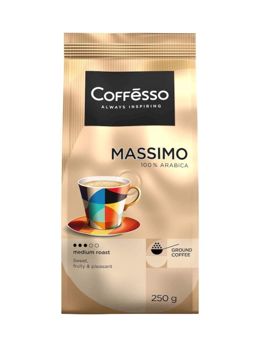 Кофе молотый Coffesso MASSIMO 250 г