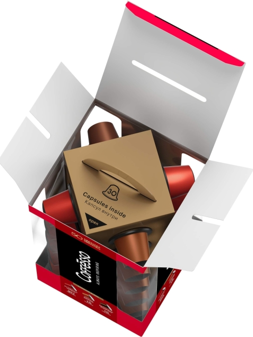 Подарочный набор Coffesso кофе-капсул Nespresso ассорти 50 шт.