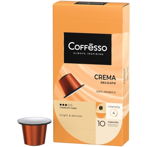 Кофе-капсулы Nespresso Coffesso Crema Delicato 5 г по 10 шт.