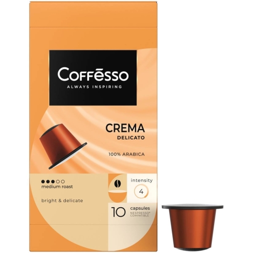 Кофе-капсулы Nespresso Coffesso Crema Delicato 5 г по 10 шт.