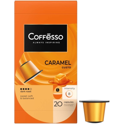 Кофе-капсулы Nespresso Coffesso Caramel Gusto 5 г по 20 шт.