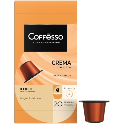 Кофе-капсулы Nespresso Coffesso Crema Delicato 5 г по 20 шт.