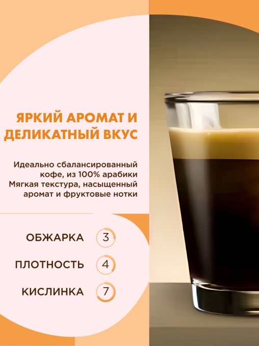 Кофе-капсулы Nespresso Coffesso Crema Delicato 5 г по 20 шт.