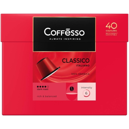 Кофе-капсулы Nespresso Coffesso Classico Italiano 5 г по 40 шт.