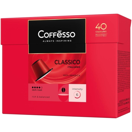 Кофе-капсулы Nespresso Coffesso Classico Italiano 5 г по 40 шт.