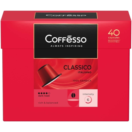 Кофе-капсулы Nespresso Coffesso Classico Italiano 5 г по 40 шт.
