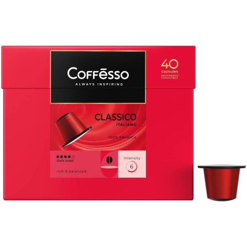 Кофе-капсулы Nespresso Coffesso Classico Italiano 5 г по 40 шт.