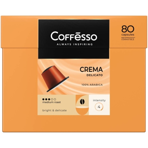 Кофе-капсулы Nespresso Coffesso Crema Delicato 5 г по 80 шт.