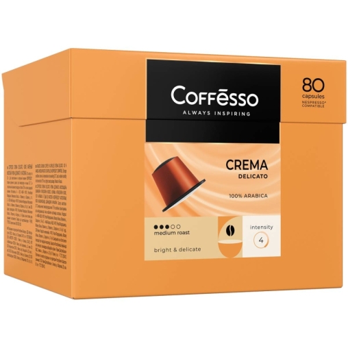 Кофе-капсулы Nespresso Coffesso Crema Delicato 5 г по 80 шт.