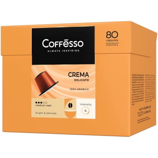 Кофе-капсулы Nespresso Coffesso Crema Delicato 5 г по 80 шт.