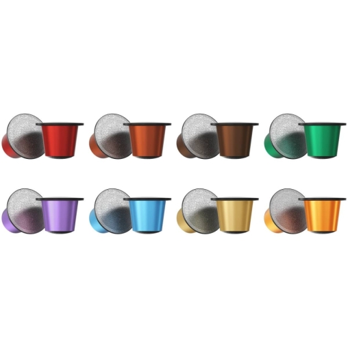 Кофе-капсулы Nespresso Coffesso АССОРТИ 8 вкусов по 5 г коробкой 80 шт.