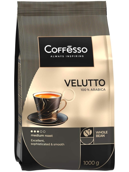 Кофе в зернах Coffesso VELUTTO 1000 г