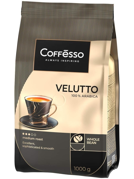 Кофе в зернах Coffesso VELUTTO 1000 г