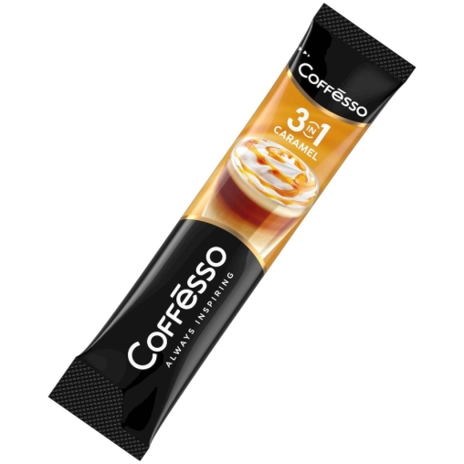 Кофе растворимый Coffesso 3 в 1 Caramel стики 14 г × 20 шт.