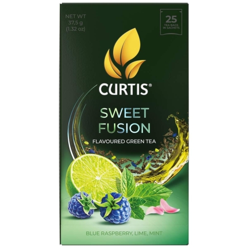 Чай зеленый Curtis Sweet Fusion 25 саше × 1.5 г Чай зеленый Curtis Sweet Fusion 25 саше × 1.5 г
