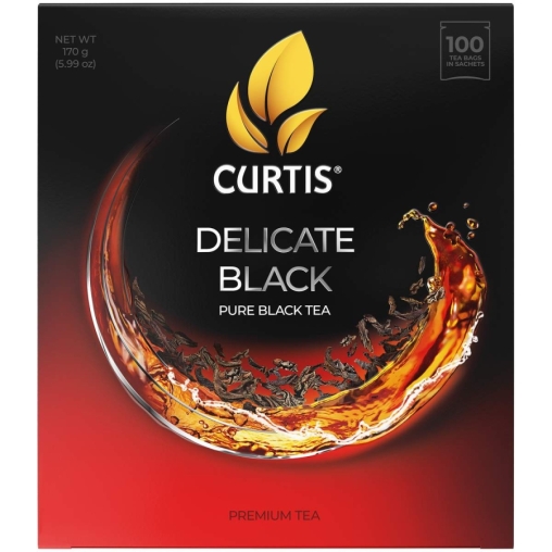 Чай черный Curtis Delicate Black 100 саше × 1.7 г Чай черный Curtis Delicate Black 100 саше × 1.7 г