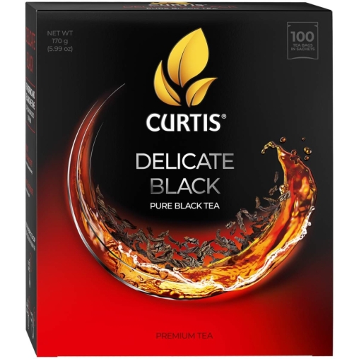 Чай черный Curtis Delicate Black 100 саше × 1.7 г